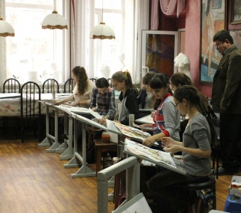 Живопись, 3 класс. Преподаватель Игорь Геннадиевич Че