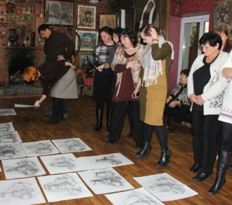 Первый тур краевой олимпиады по рисунку