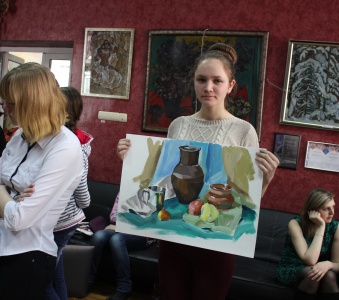 I тур Краевой олимпиады по живописи 2015 