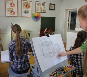 I тур Краевой олимпиады по рисунку и 2015